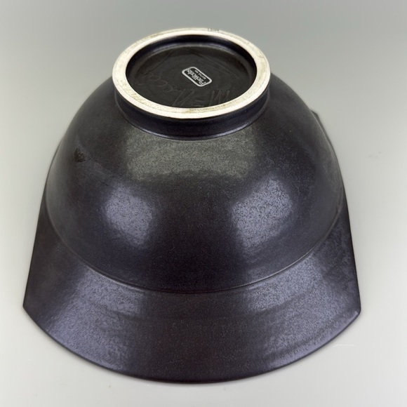 Paddy McNeely Black Matte Abstract Bowl - Picture 9 of 10